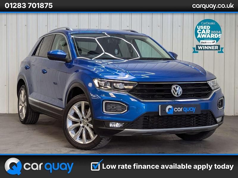 Blue Used 2019 VW T-Roc SEL SUV | £12,995 (Fair price) - Image 1/4