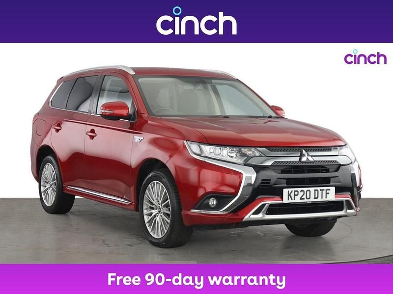 Red Used 2020 Mitsubishi Outlander P-HEV SUV | £14,499 (Fair price) - Image 1/3