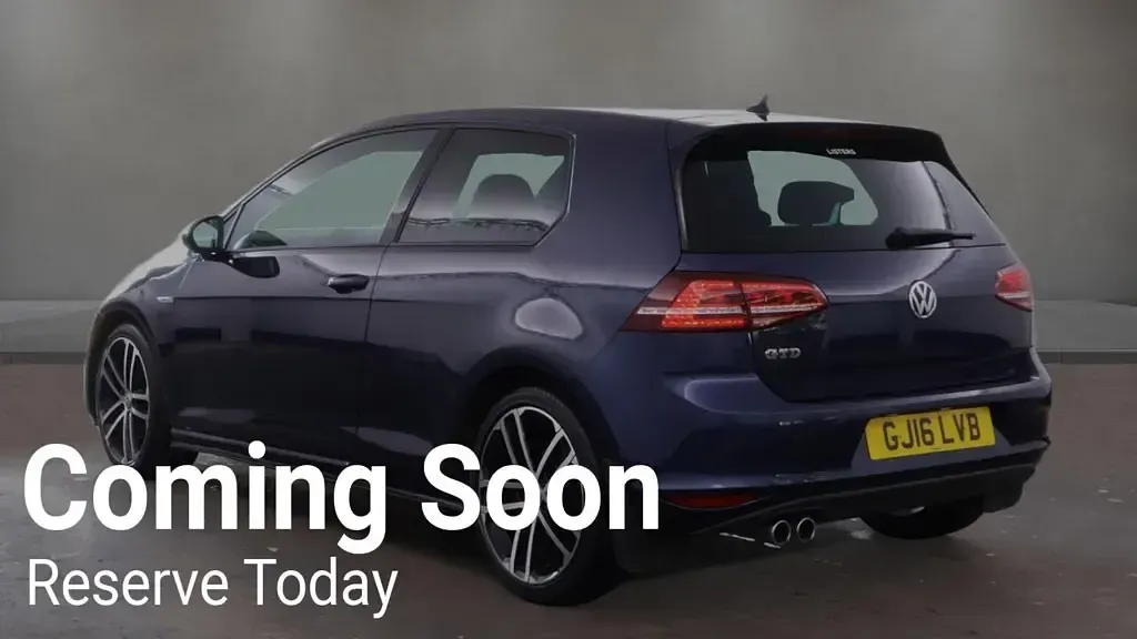 Used VW Golf VII GTD 181 HP (133 kW) 2016 Blue Hatchback