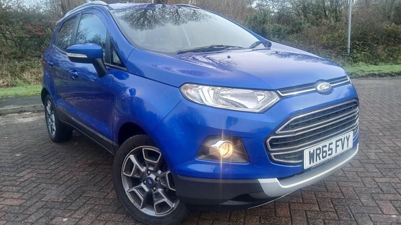 Used Ford Ecosport Titanium 95 HP (69 kW) 2015 Blue SUV
