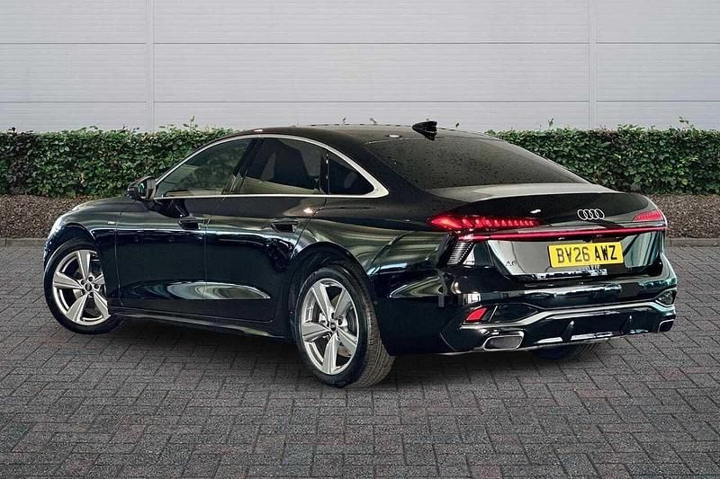New Audi A6 S-Line 2026 Mythos black, metallic Sedan