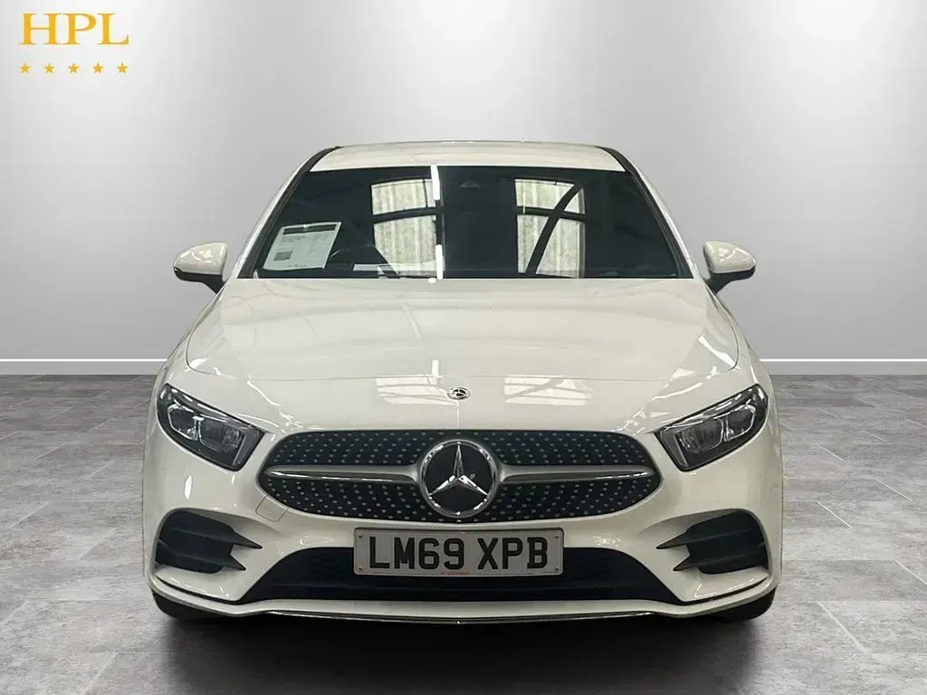 Used Mercedes A200 AMG line 163 HP (119 kW) 2019 White Sedan