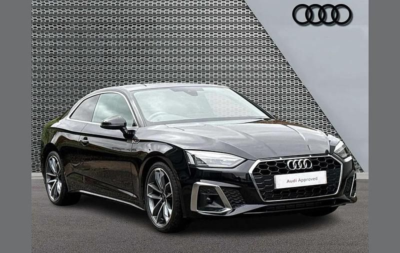 Used Audi A5 S-Line 147 HP (108 kW) 2024 Black Coupe