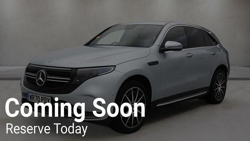 Used Mercedes EQC400 AMG line 300 kW (408 HP) 2020 Silver SUV
