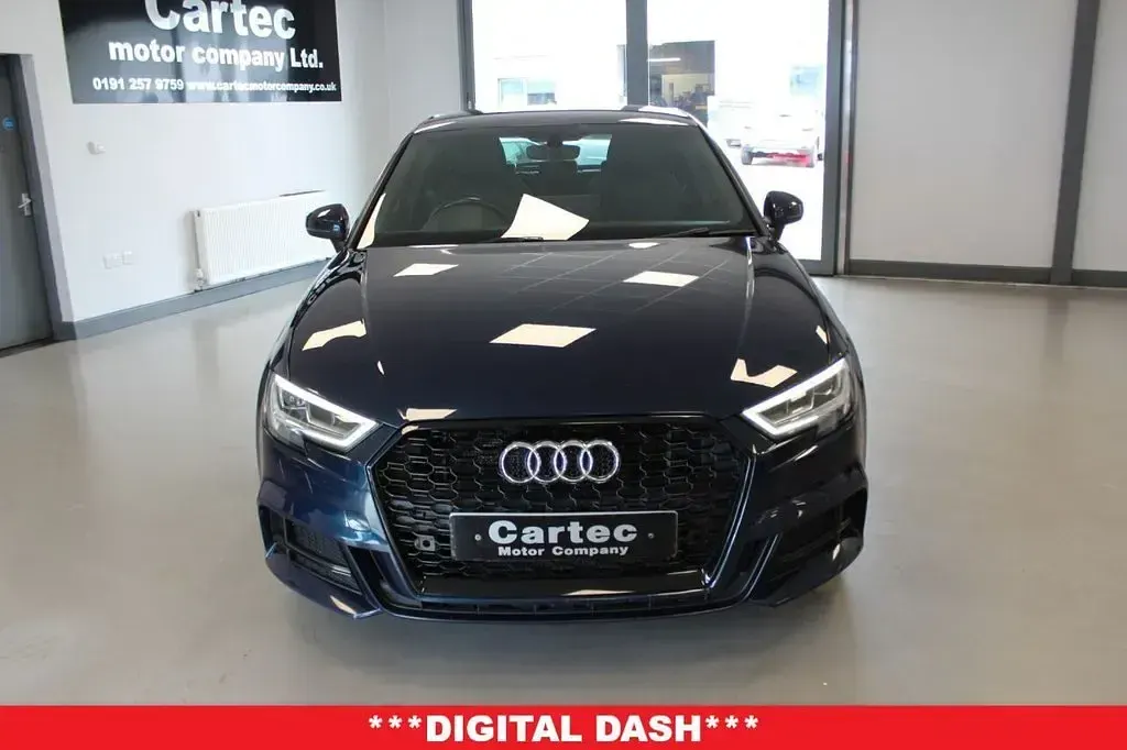 Used Audi A3 Sportback S-Line 116 HP (85 kW) 2018 Blue Hatchback
