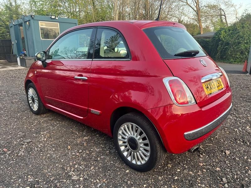 Used Fiat 500 Lounge 69 HP (50 kW) 2013 Red Hatchback