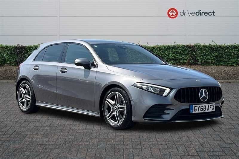 Grey Used 2018 Mercedes A200 AMG line Hatchback | £16,848 (Fair price) - Image 1/4