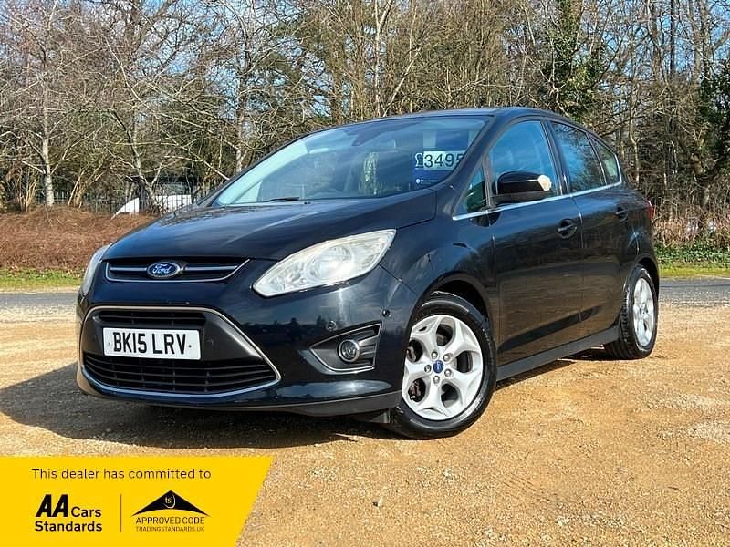 Used Ford C-MAX Zetec 125 HP (91 kW) 2015 Black MPV