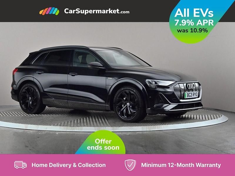 Black Used 2021 Audi e-tron Black Edition SUV | £25,197 (Fair price) - Image 1/3