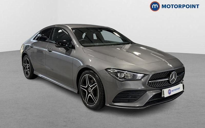 Grey Used 2022 Mercedes CLA180 AMG Line Premium Sedan | £24,349 (Fair price) - Image 1/4