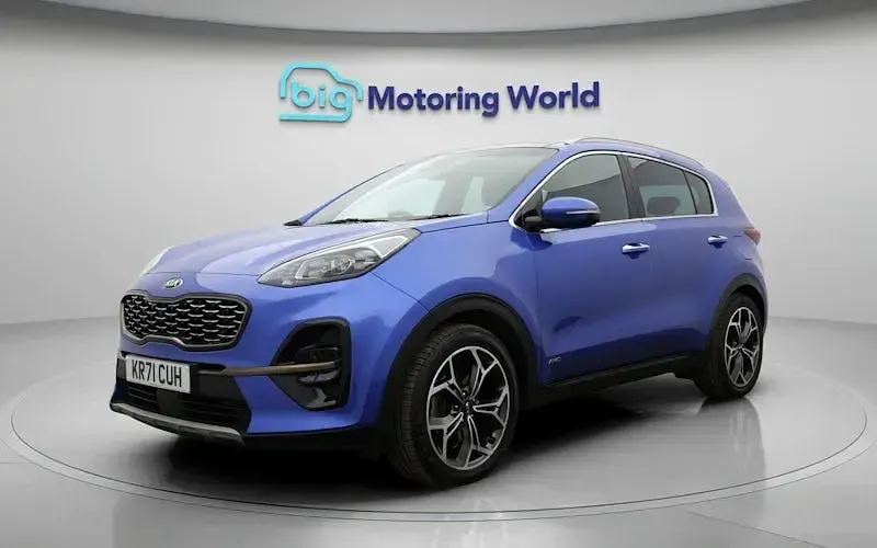 Used Kia Sportage GT-Line S 136 HP (100 kW) 2021 Blue SUV