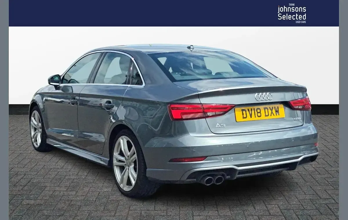 Used Audi A3 S-Line 150 HP (110 kW) 2018 Grey Sedan