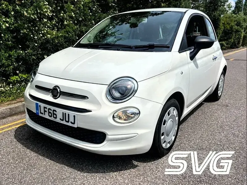 Used Fiat 500 Pop 69 HP (50 kW) 2016 White Hatchback