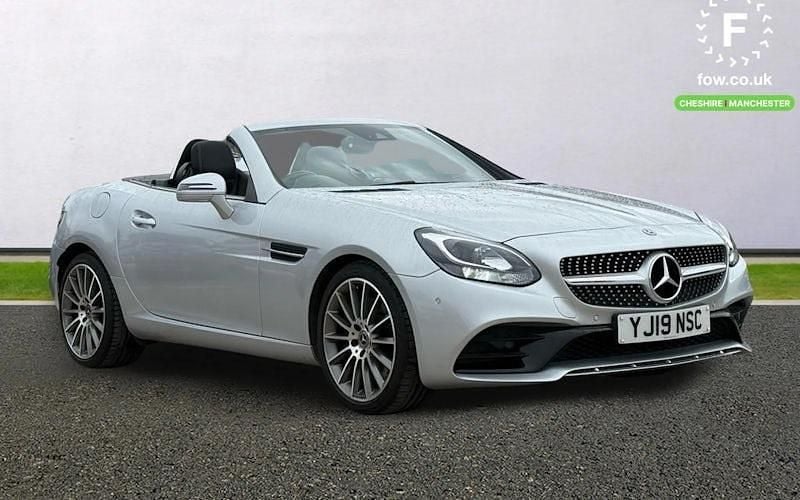 Silver Used 2019 Mercedes SLC300 AMG line Cabriolet | £20,399 (A bit pricey) - Image 1/4