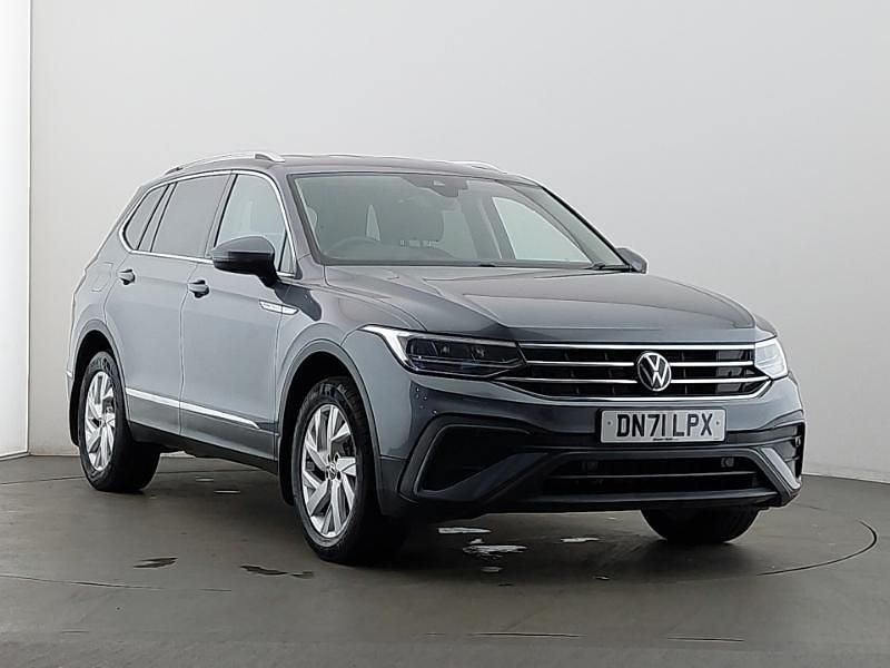 Grey Used 2021 VW Tiguan Allspace Life SUV | £22,298 (A bit pricey) - Image 1/4