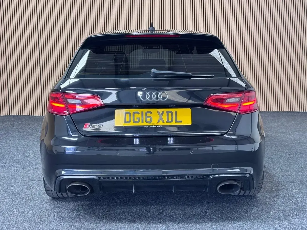 Used Audi RS3 Comfort 2016 Black Sedan