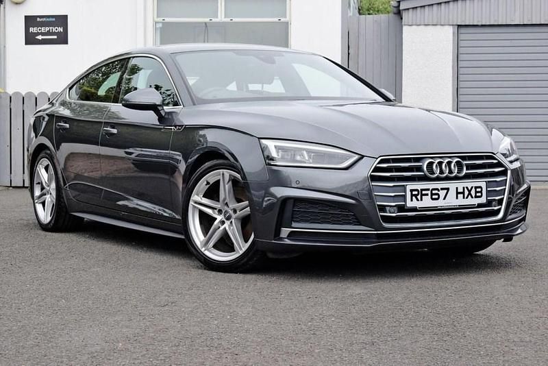 Grey Used 2018 Audi A5 Sportback S-Line Hatchback | £17,890 (Fair price) - Image 1/4