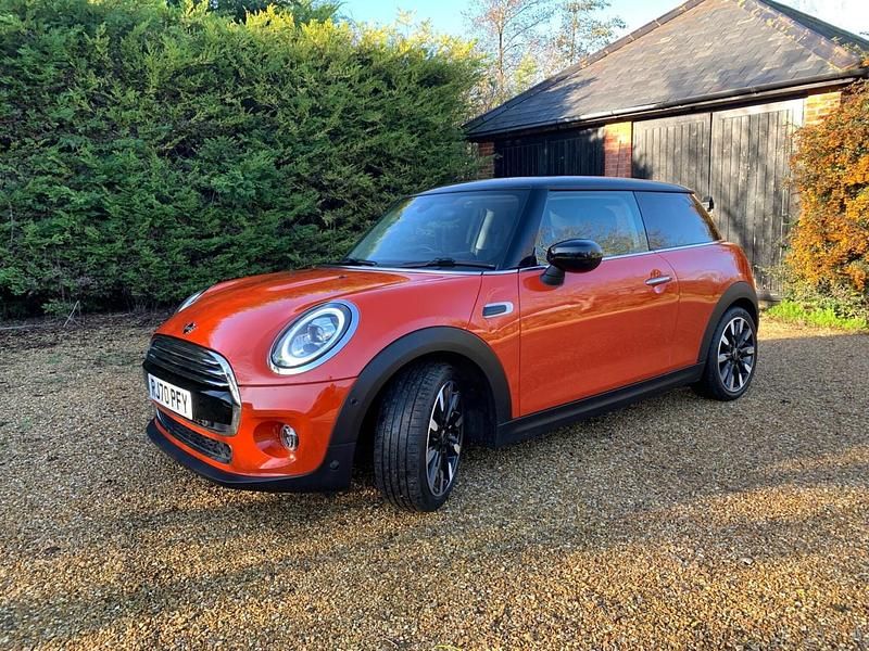 Used Mini Cooper Exclusive 2021 Orange Hatchback