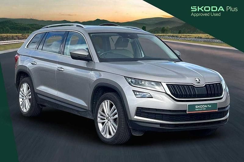 Used Skoda Kodiaq 148 HP (108 kW) 2018 Cappuccino beige metallic SUV