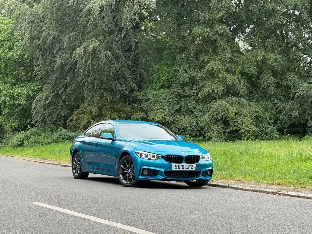 Used BMW 420 Gran Coupé M Sport 190 HP (139 kW) 2018 Blue Coupe