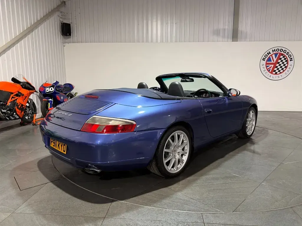 Used Porsche 911 Carrera 4 Cabriolet 300 HP (220 kW) 1999 Zenith blue Cabriolet