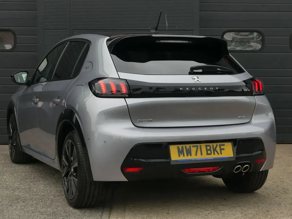 Used Peugeot 208 Premium 129 HP (94 kW) 2021 Grey Hatchback