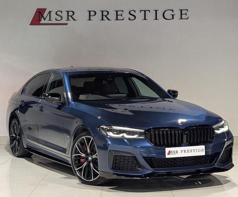 Blue Used 2021 BMW 530 M Sport Sedan | £27,950 (Fair price) - Image 1/4
