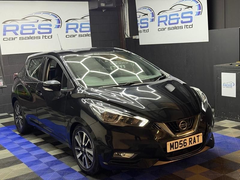 Used Nissan Micra Acenta 90 HP (66 kW) 2017 Black Hatchback