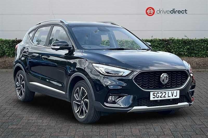 Metallic black pearl Used 2022 MG ZS Exclusive Sedan | £12,641 (Fair price) - Image 1/4