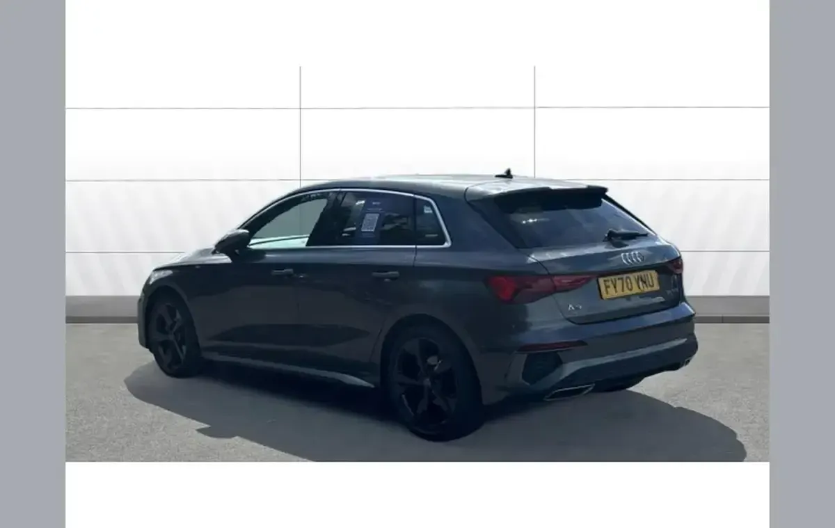 Used Audi A3 S-Line 150 HP (110 kW) 2020 Grey Sedan