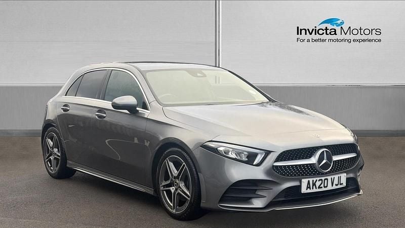 Grey Used 2020 Mercedes A200 AMG line Hatchback | £16,750 (Good price) - Image 1/4