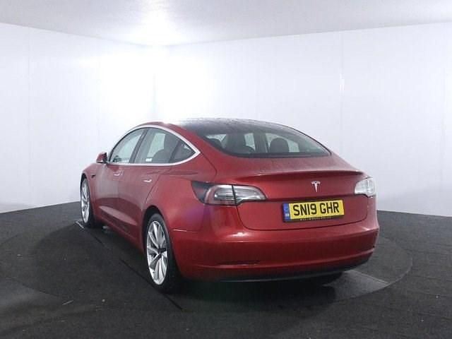 Used Tesla Model 3 Long Range AWD 254 kW (346 HP) 2019 Red Sedan