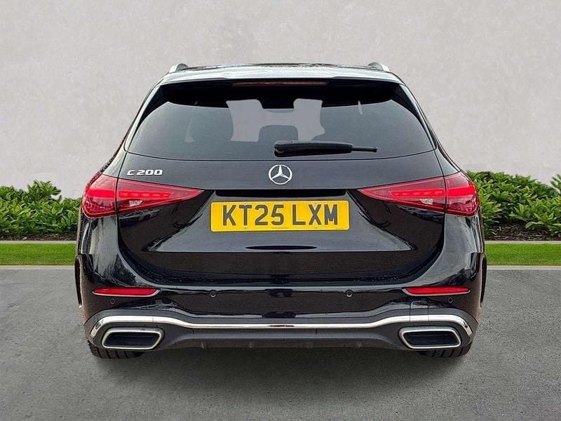 Used Mercedes C200 AMG line 2025 Black Estate
