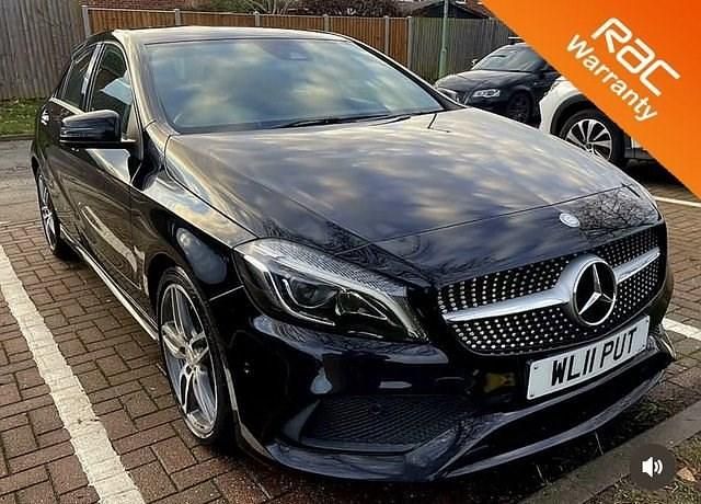 Used Mercedes A220 AMG line 177 HP (130 kW) 2016 Black Hatchback
