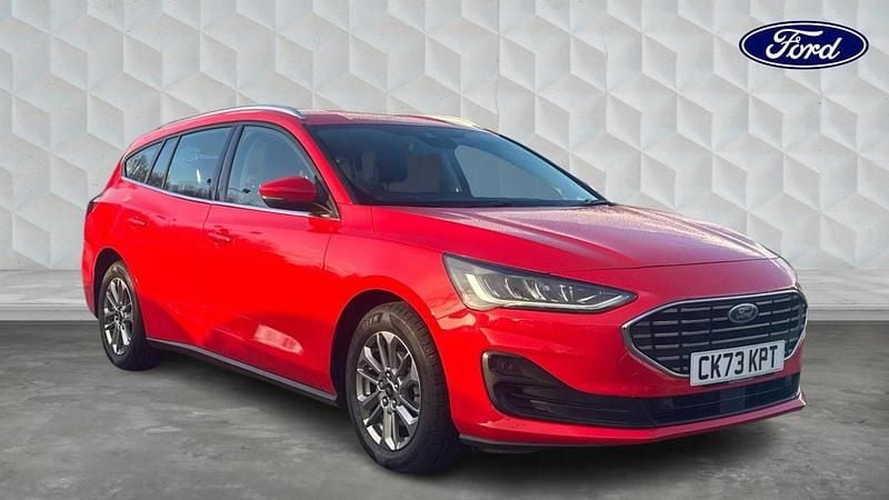 Used Ford Focus Titanium 2023 Red Estate