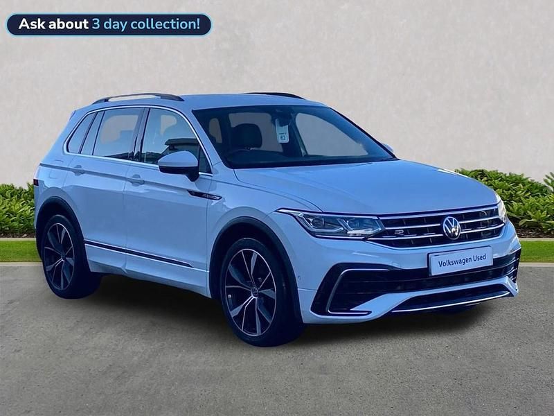 Used VW Tiguan R-line 190 HP (139 kW) 2022 White SUV