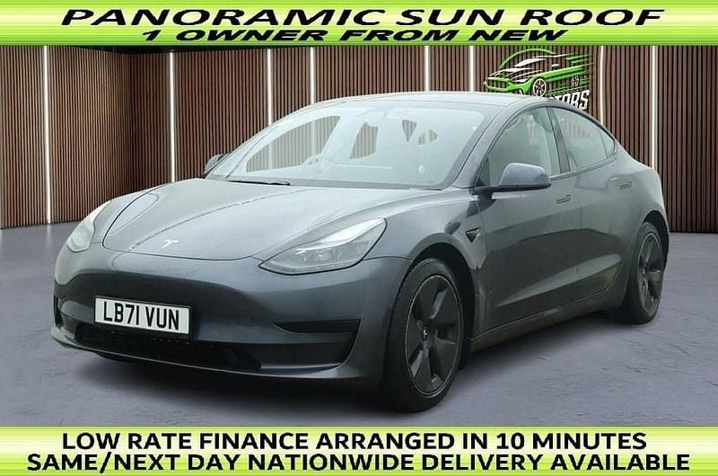 Used Tesla Model 3 Standard Range Plus 180 kW (245 HP) 2021 Grey Sedan