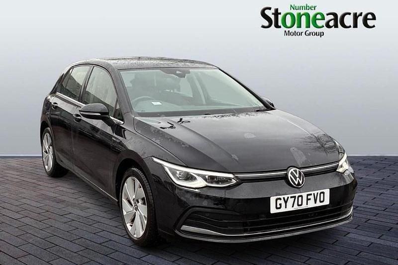 Used VW Golf VII Style 150 HP (110 kW) 2020 Black Hatchback