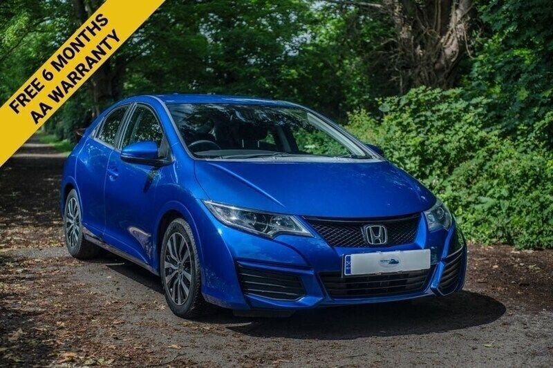 Blue Used 2016 Honda Civic S Hatchback | £6,325 (Fair price) - Image 1/4