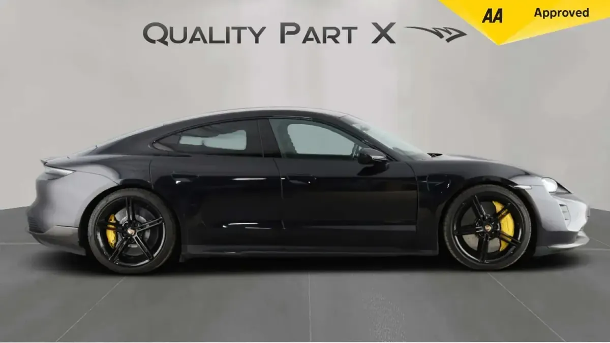 Used Porsche Taycan Performance Package 559 kW (761 HP) 2021 Black Sedan