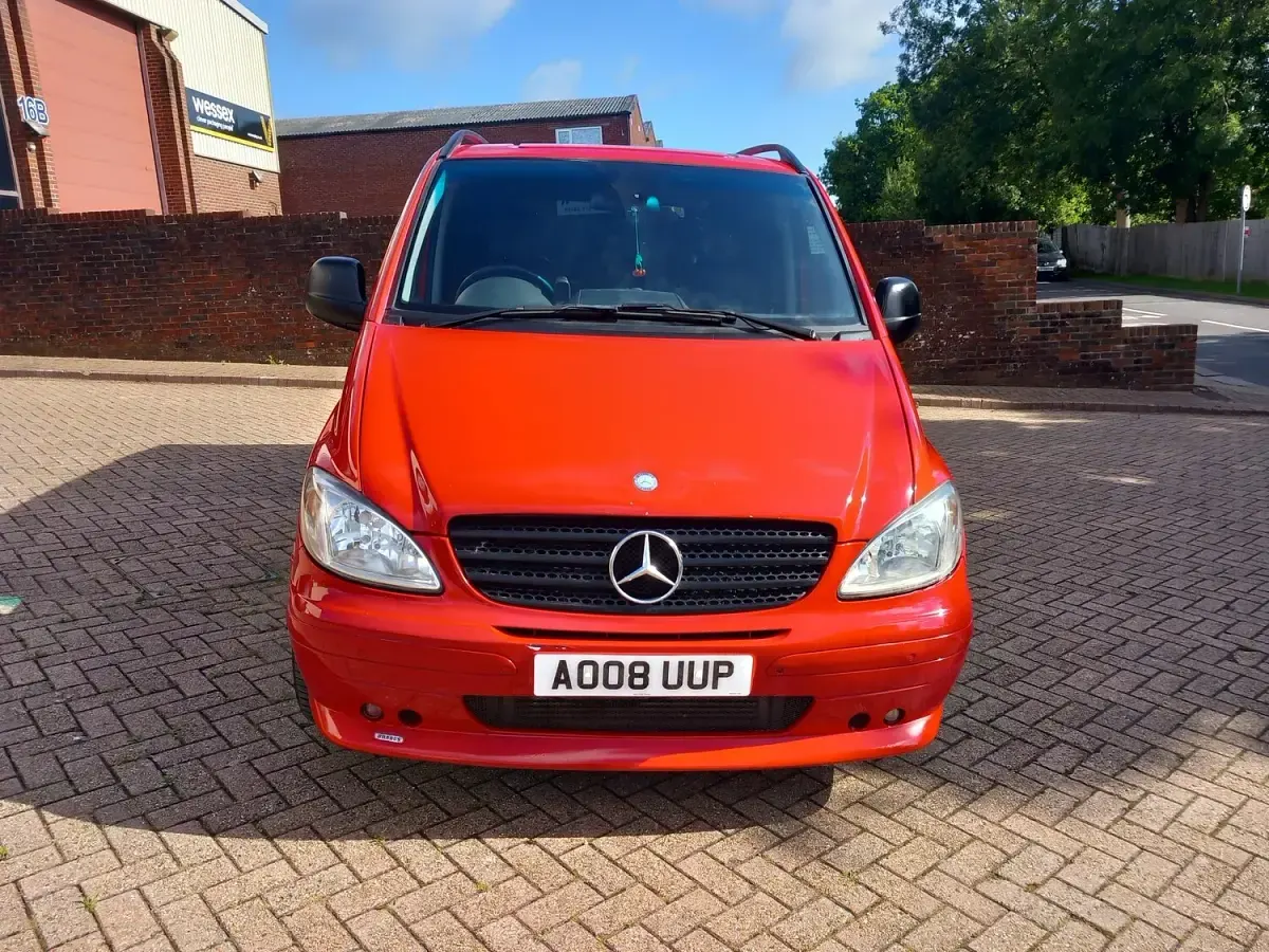 Used Mercedes Vito 204 HP (150 kW) 2008 Red Van