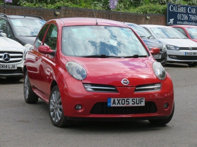 Red Used 2005 Nissan Micra Hatchback | £3,295 (A bit pricey) - Image 1/4