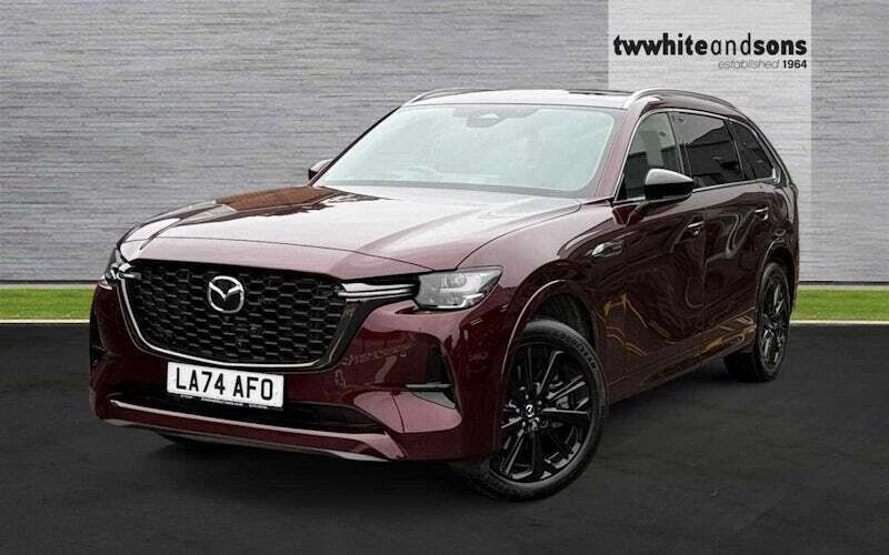 Red New 2025 Mazda CX-80 Homura-Line SUV | £45,450 (Fair price) - Image 1/4