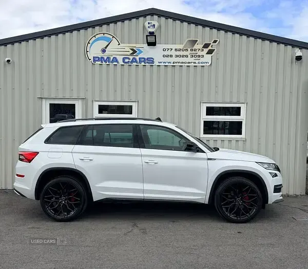 Used Skoda Kodiaq SportLine 150 HP (110 kW) 2019 White SUV