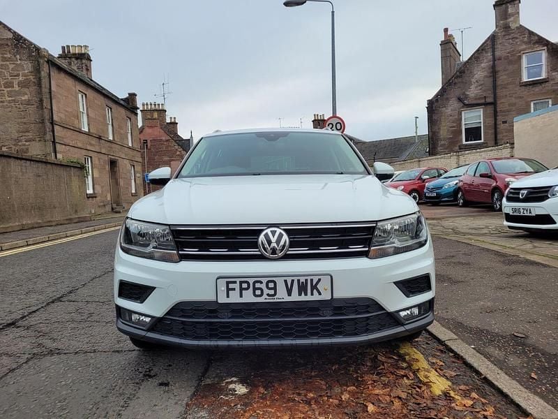 Käytetty VW Tiguan Match 150 HP (110 kW) 2019 Valkoinen Katumaasturi