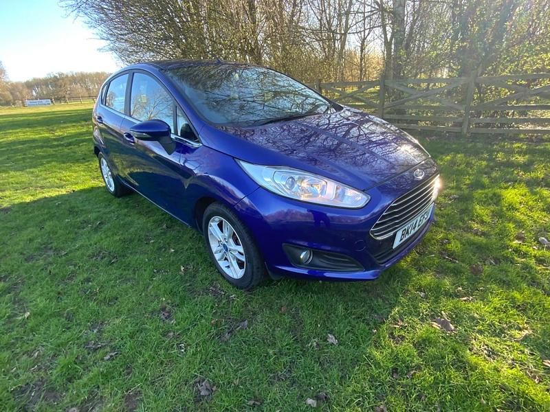 Used Ford Fiesta Zetec 2014 Blue Hatchback