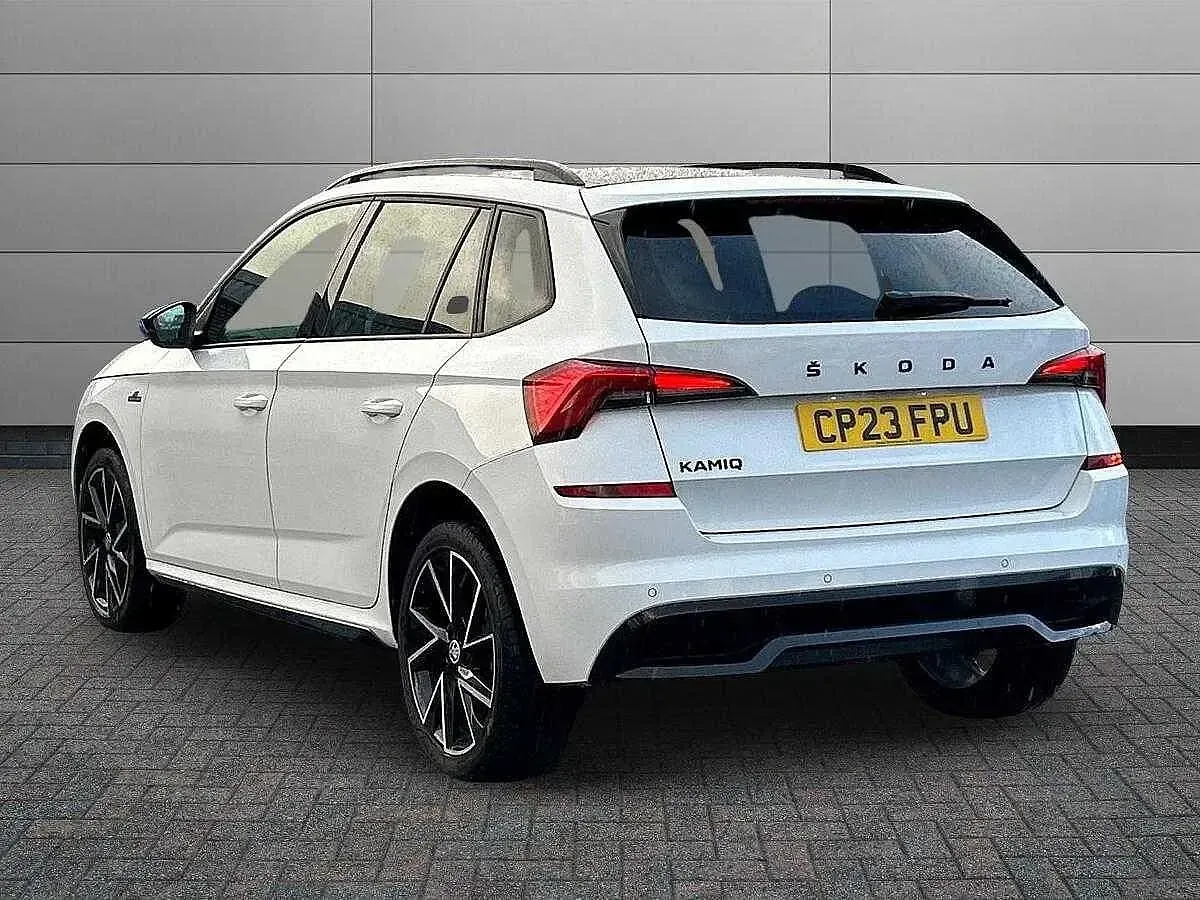 Used Skoda Kamiq Monte Carlo 147 HP (108 kW) 2023 Candy white SUV