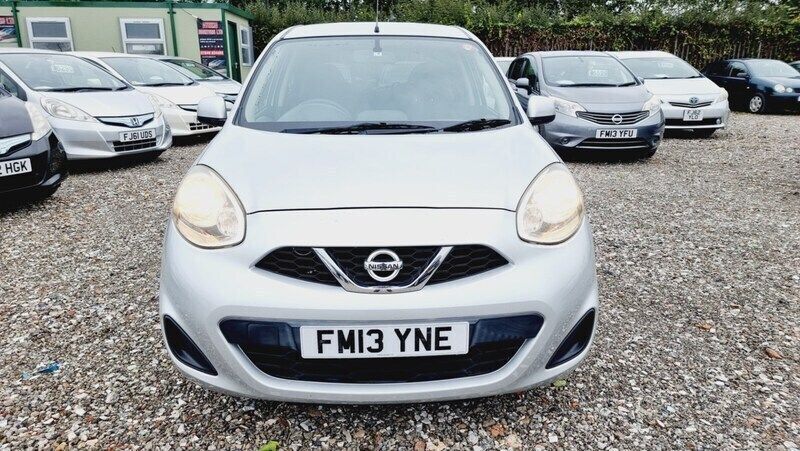 Silver Used 2013 Nissan Micra Hatchback | £5,495 (Fair price) - Image 1/4