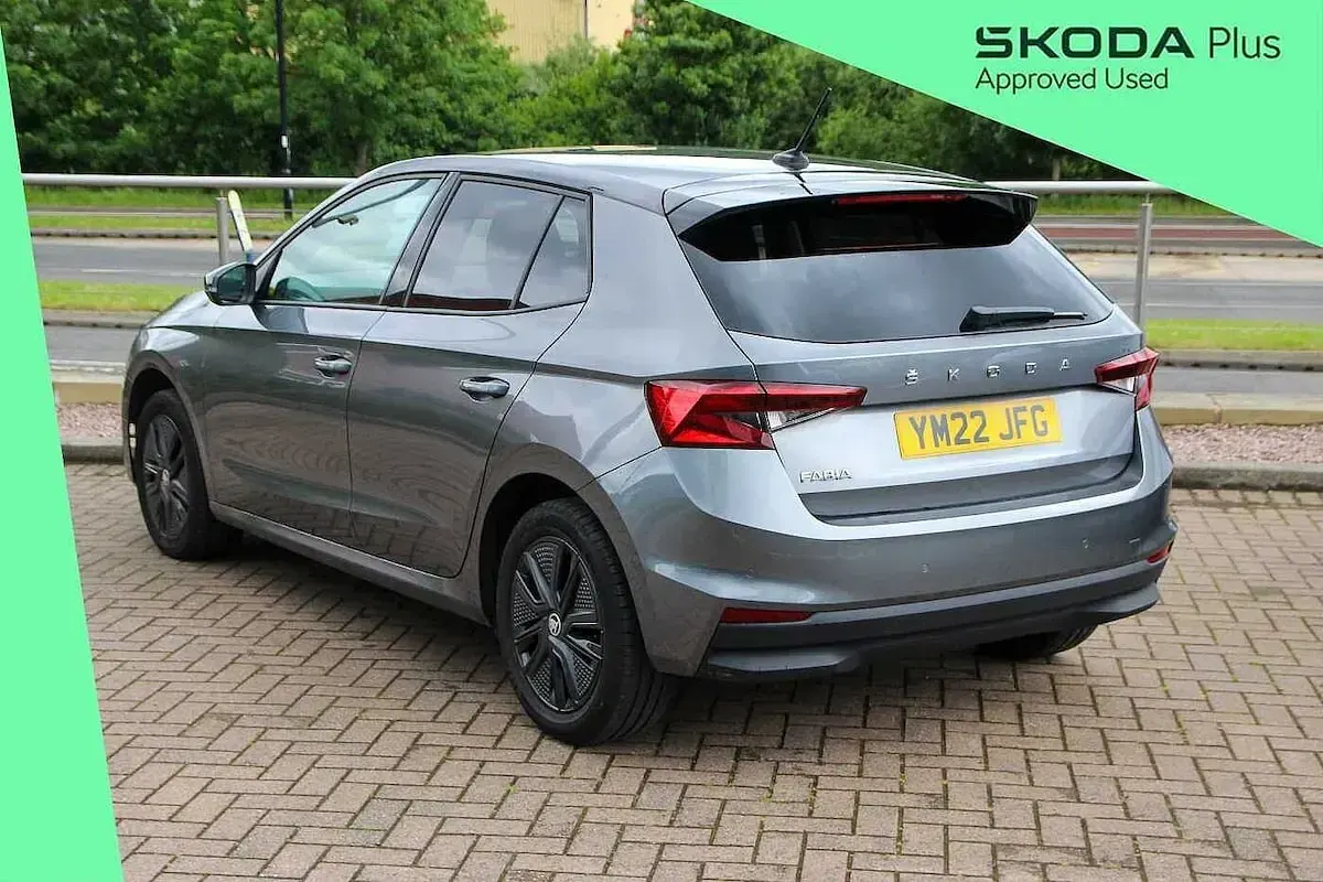 Used Skoda Fabia Colour Edition 94 HP (69 kW) 2022 Graphite grey metallic black magic pearl effect Hatchback