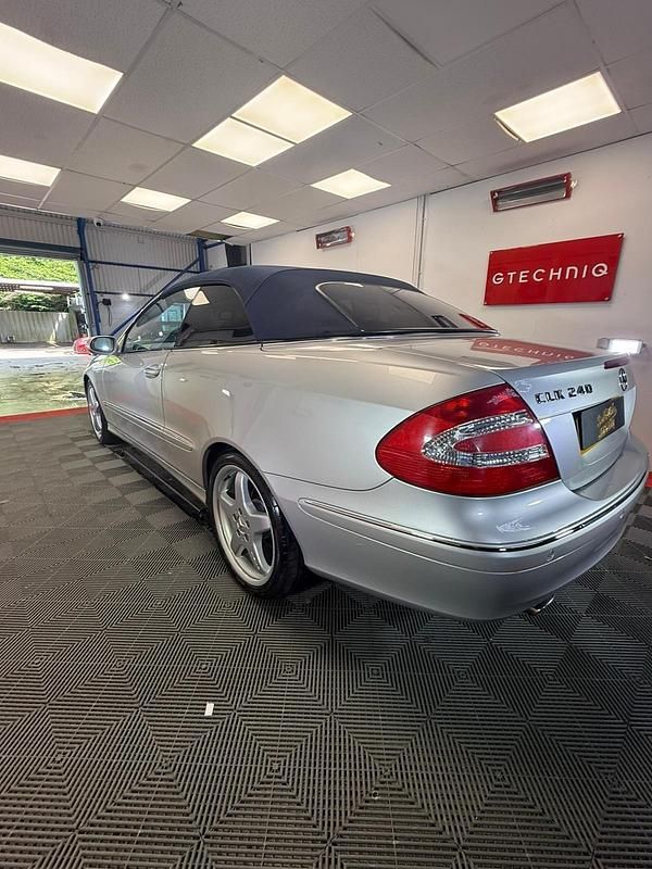 Used Mercedes CLK240 Avantgarde 2003 Silver Cabriolet